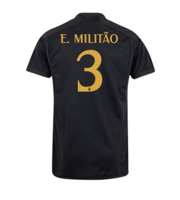 Real Madrid Eder Militao #3 Tredje trøje 2023-24 Kort ærmer